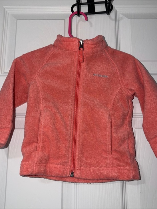 Columbia Other - Columbia Baby Full Zip-Up Fleece Jacket Peach Size 12-18 Months